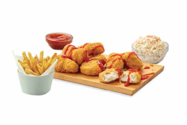 Repas Avec 6 Bouchées de poulet