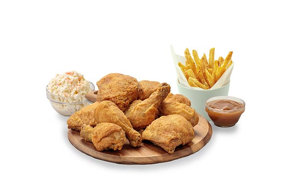 Repas Avec 3 Morceaux de Poulet