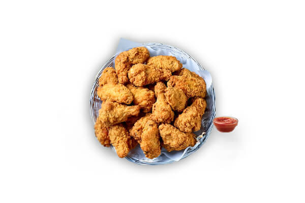 6 Ailes de poulet pannes