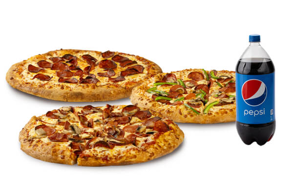 Spécial 3 Pizzas (Moyenne)