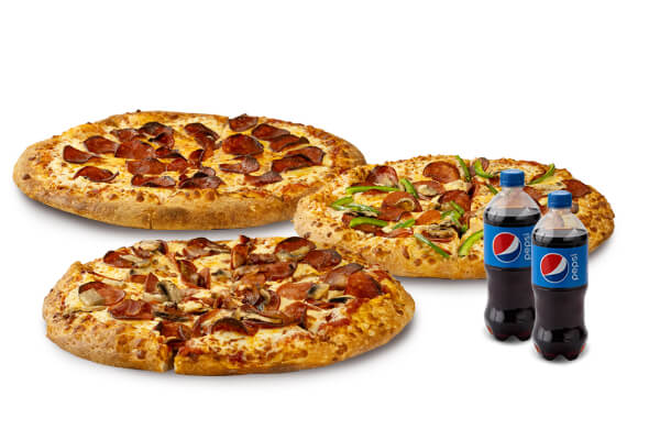 Spécial 3 Pizzas (Petite)